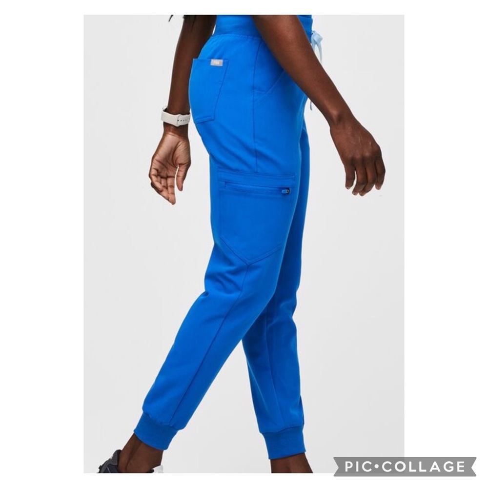 Figs Royal blue Scrub Joggers